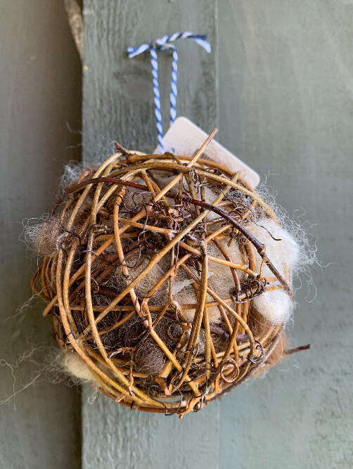 Nesting Balls with Alpaca Fleece, style: Nesting ball