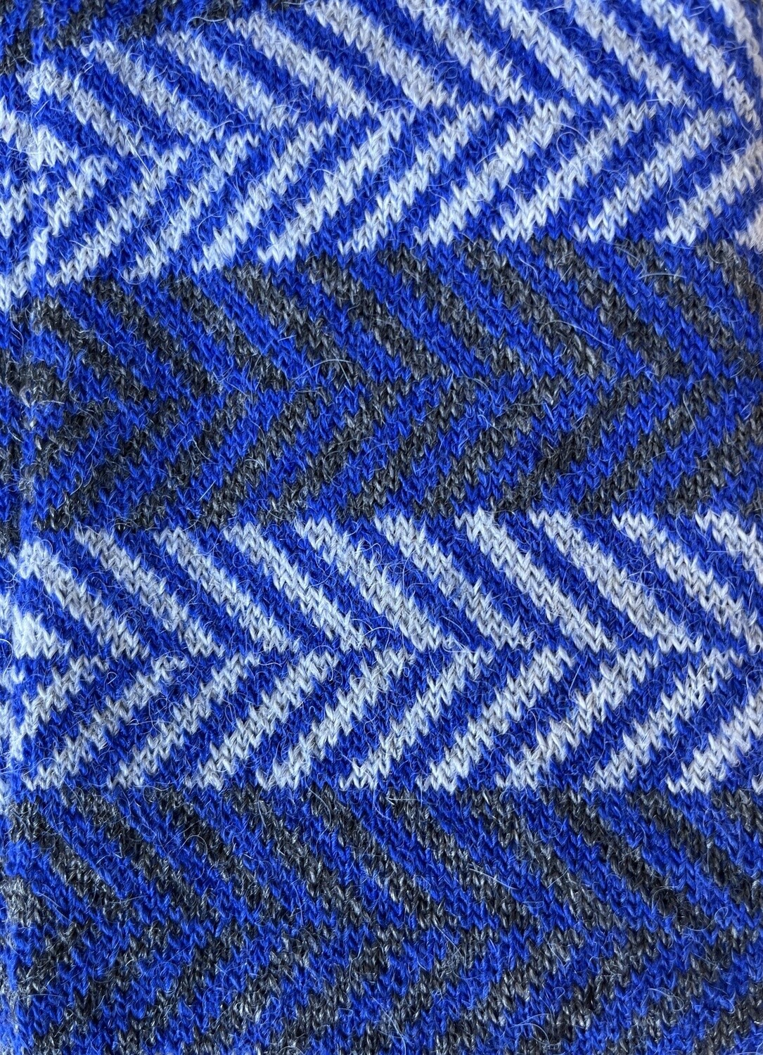 Herringbone Sock, Size: Sm, Color: Blue