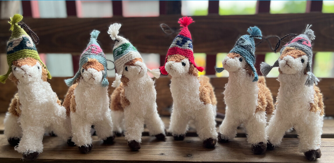 Rudi the Stuffed Alpaca