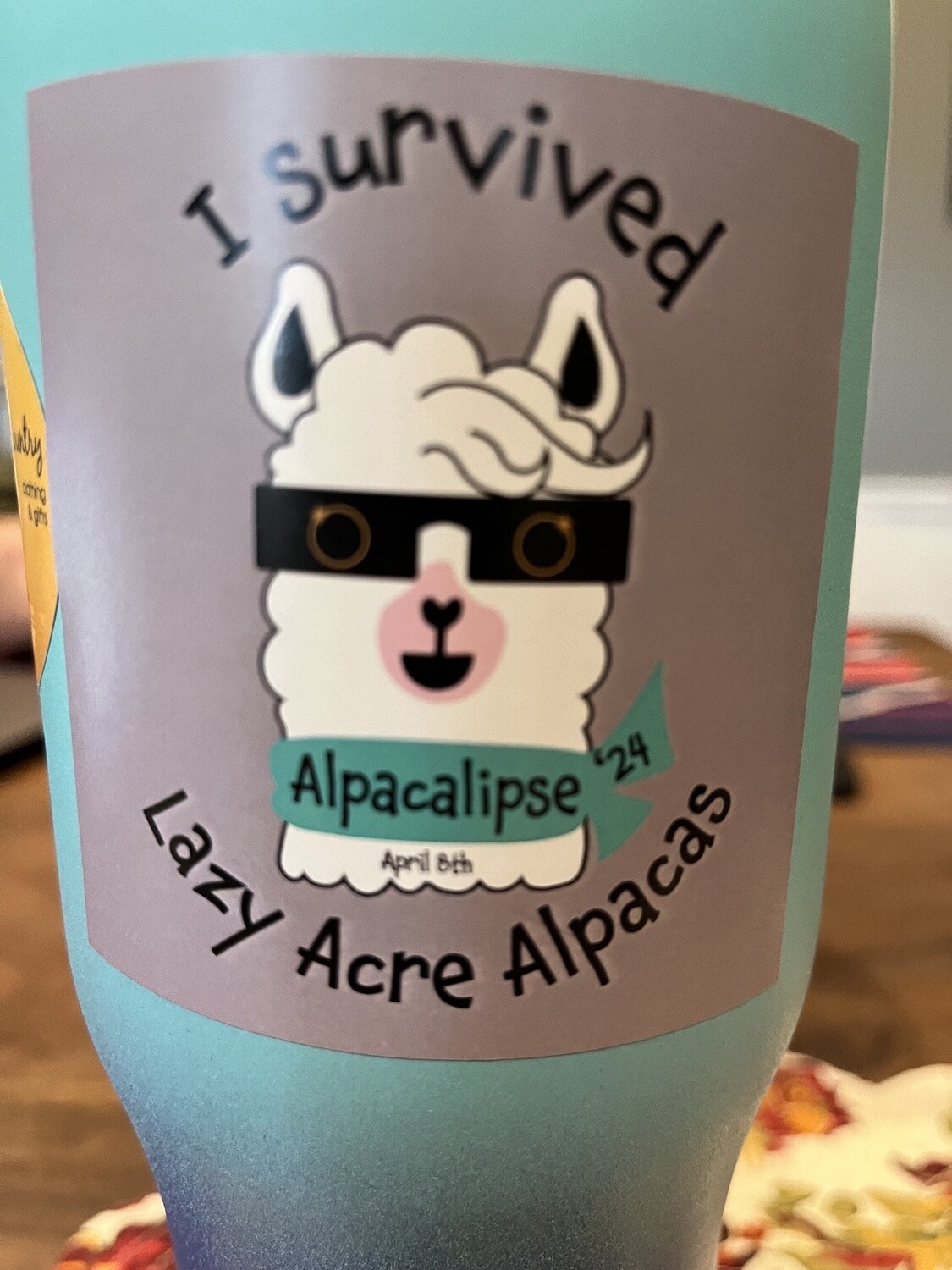 Water Bottle Sticker, style: Eclipse