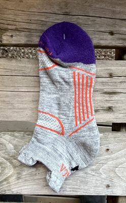 Alpaca Activewear sock, Color: Silver, Size: Sm/med