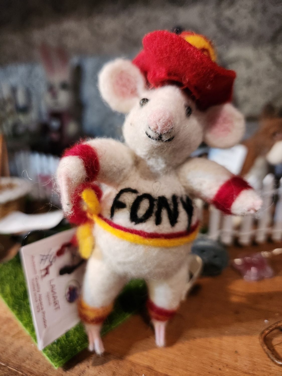 Felted Creatures, Name: FDNY Mouse