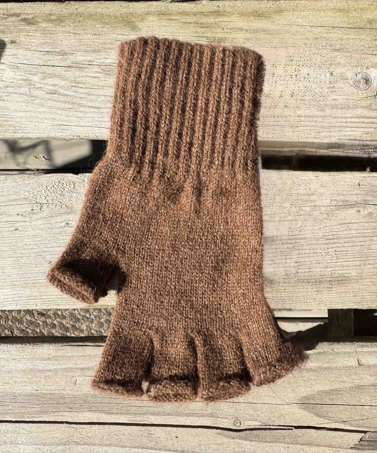 Alterrain Fingerless, Size: Small, Color: Br