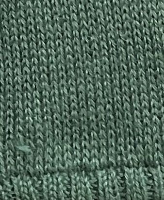 Knit boucle lined mitten, Color: Green, Size: Small