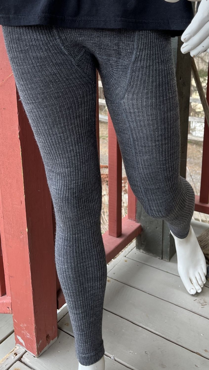 Mens Alpacas Long Underwear, Color: Grey, Size: Sm/Med