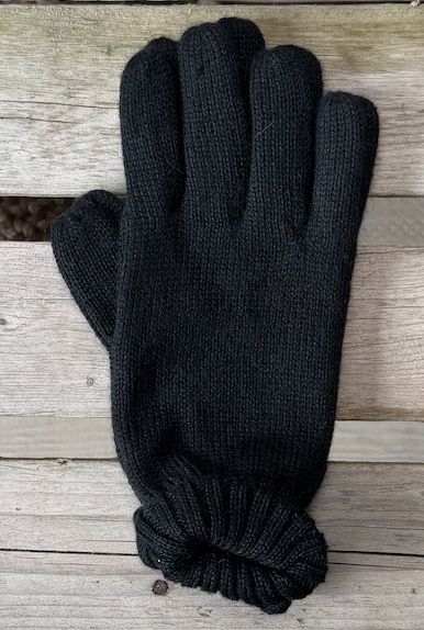 Reversible Gloves, Color: Blk/Blk, Size: Medium