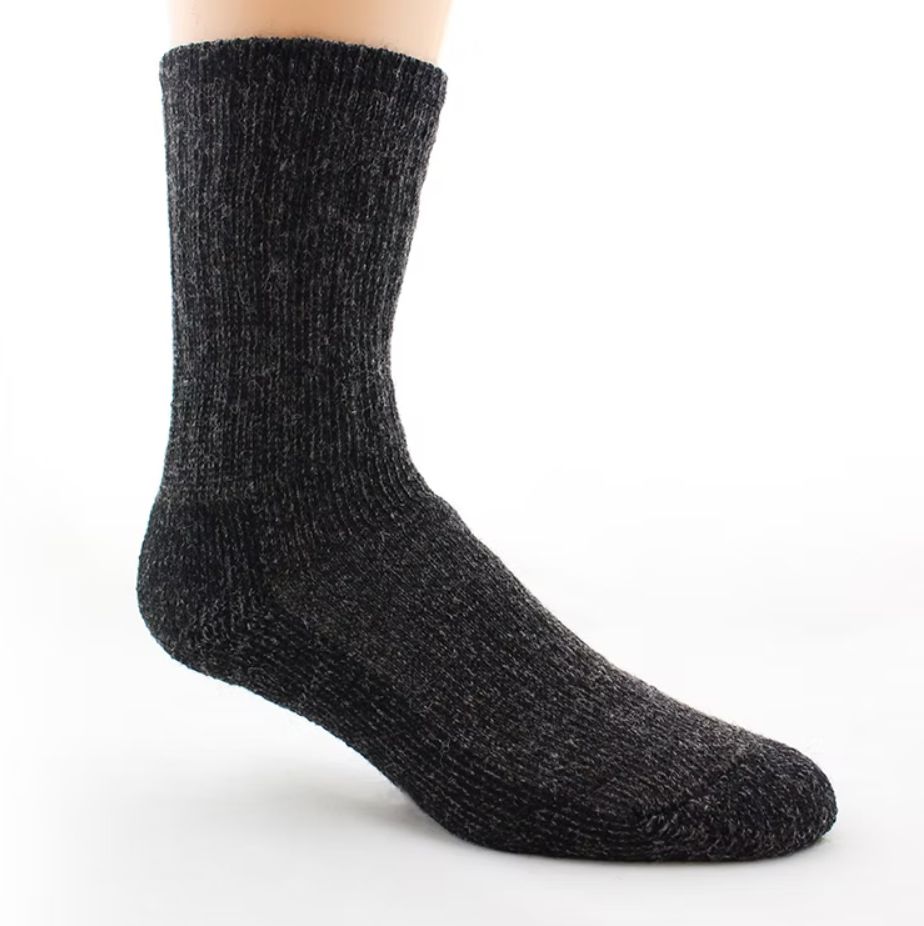 Survival Sock, Size: Large, Color: Dk Grey