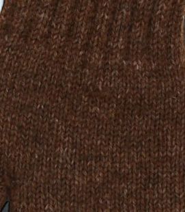Boucle Mittens, Color: Brown, Size: Small