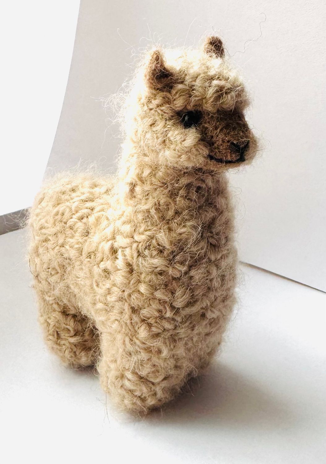 Felted Huacaya, Color: Fawn