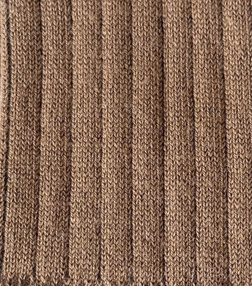 Dress Sock, Color: Camel, Size: Small