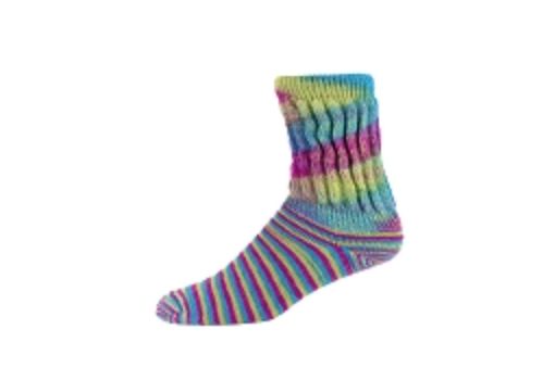 Therapeutic  Ankle Socks, Color: Rainbow, Size: Small