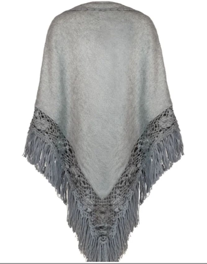 Triangle Shawl On sale, Color: Silver