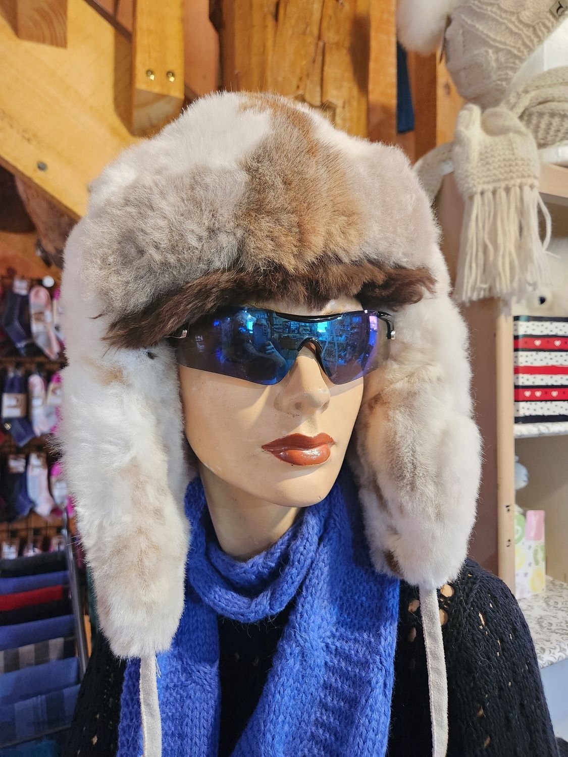 Fur RCMP Hat, Color: Multi-Colored