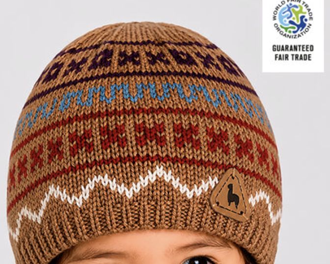 Peruvian Infant Outerwear, Color: Camel, style: Hat