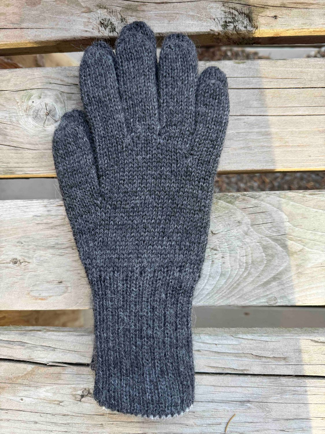 Reversible Gloves, Color: Grey/Silver, Size: Medium