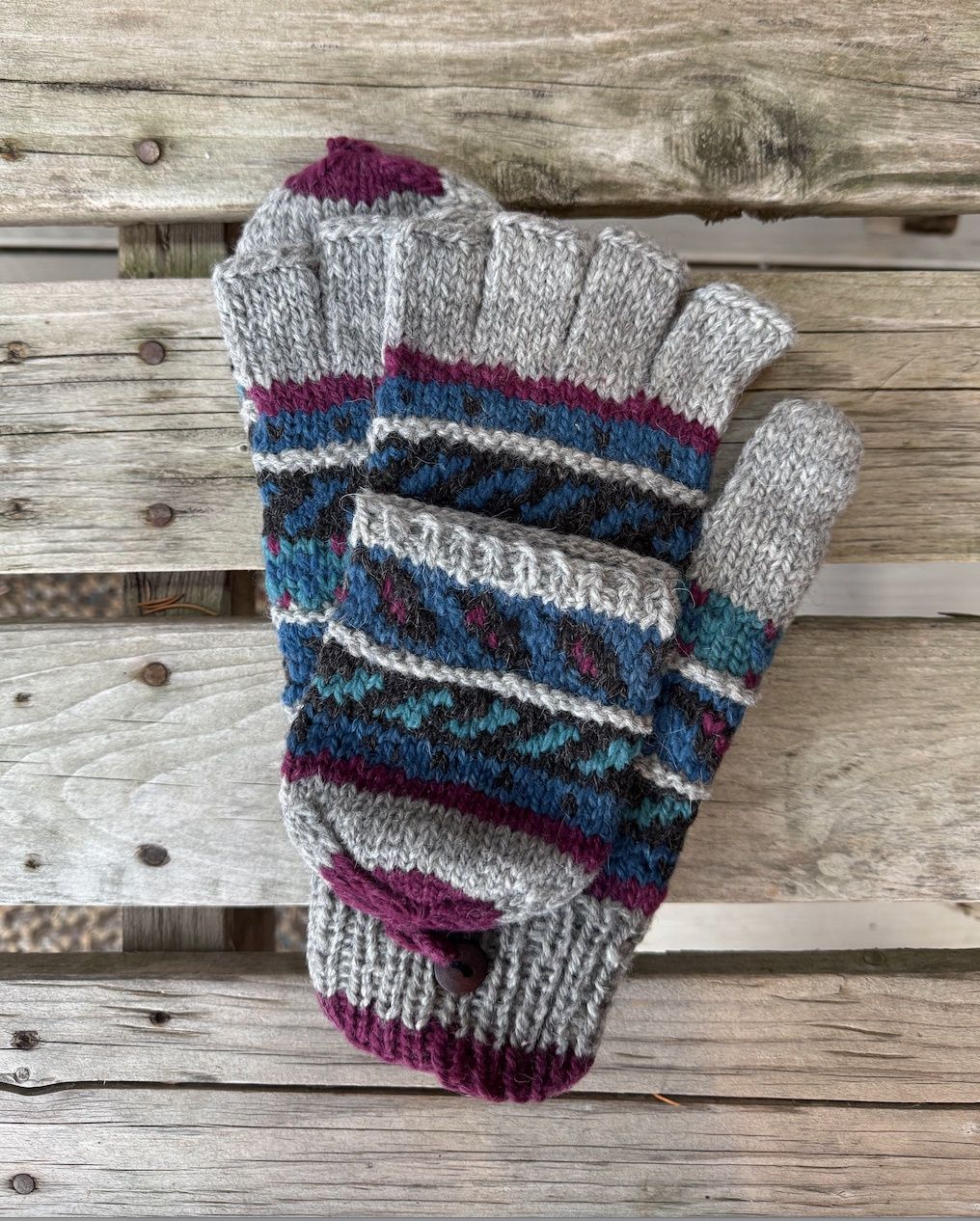 Artesania Colorful Glitten, Color: Burgundy/teal