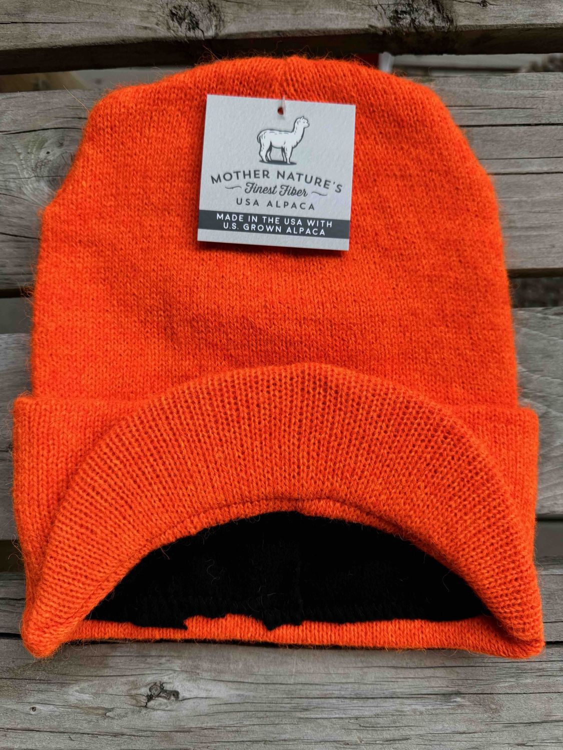 Alpaca MASH Cap, Color: Orange