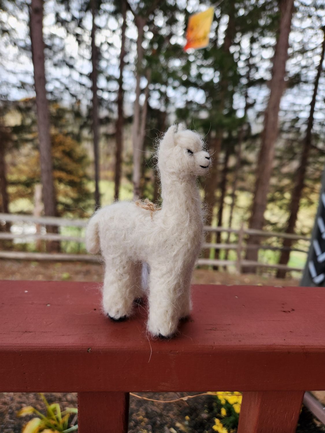 Felted Junior Alpaca, Color: Pearl