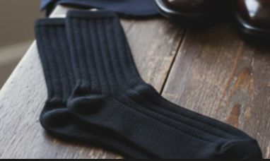 True Rib Dress Sock, Color: Black, Size: Small