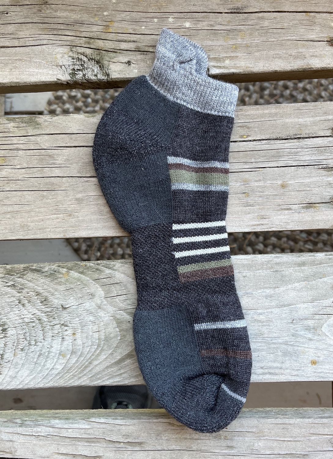 Alpaca Active Sock, Color: Graphite, Size: Med