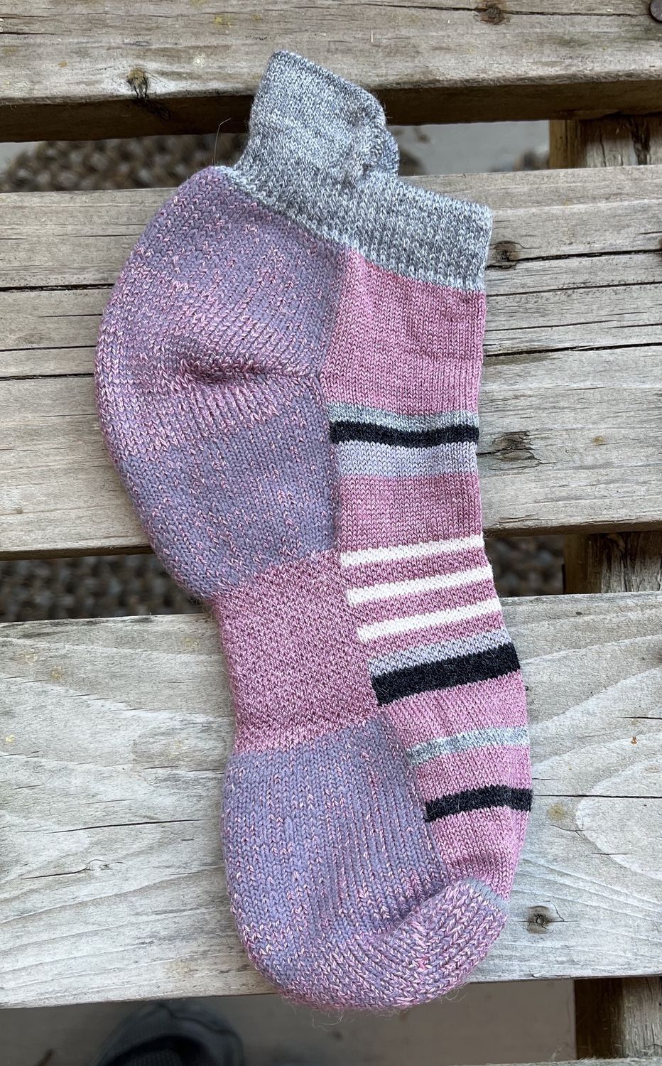 Alpaca Active Sock, Color: Raspberry, Size: Lg