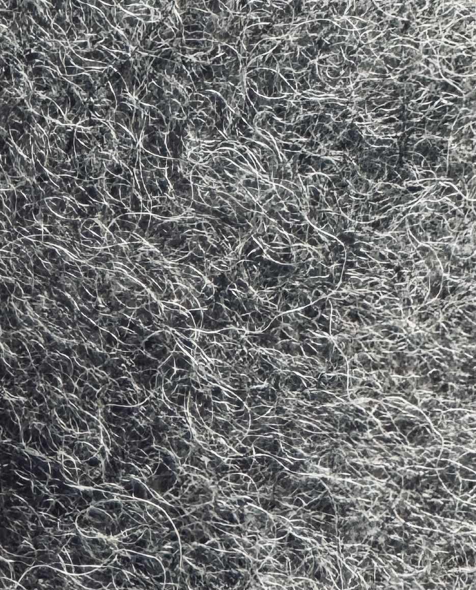 Alpaca Rovings, Amount: 4oz, Color: Dark Grey