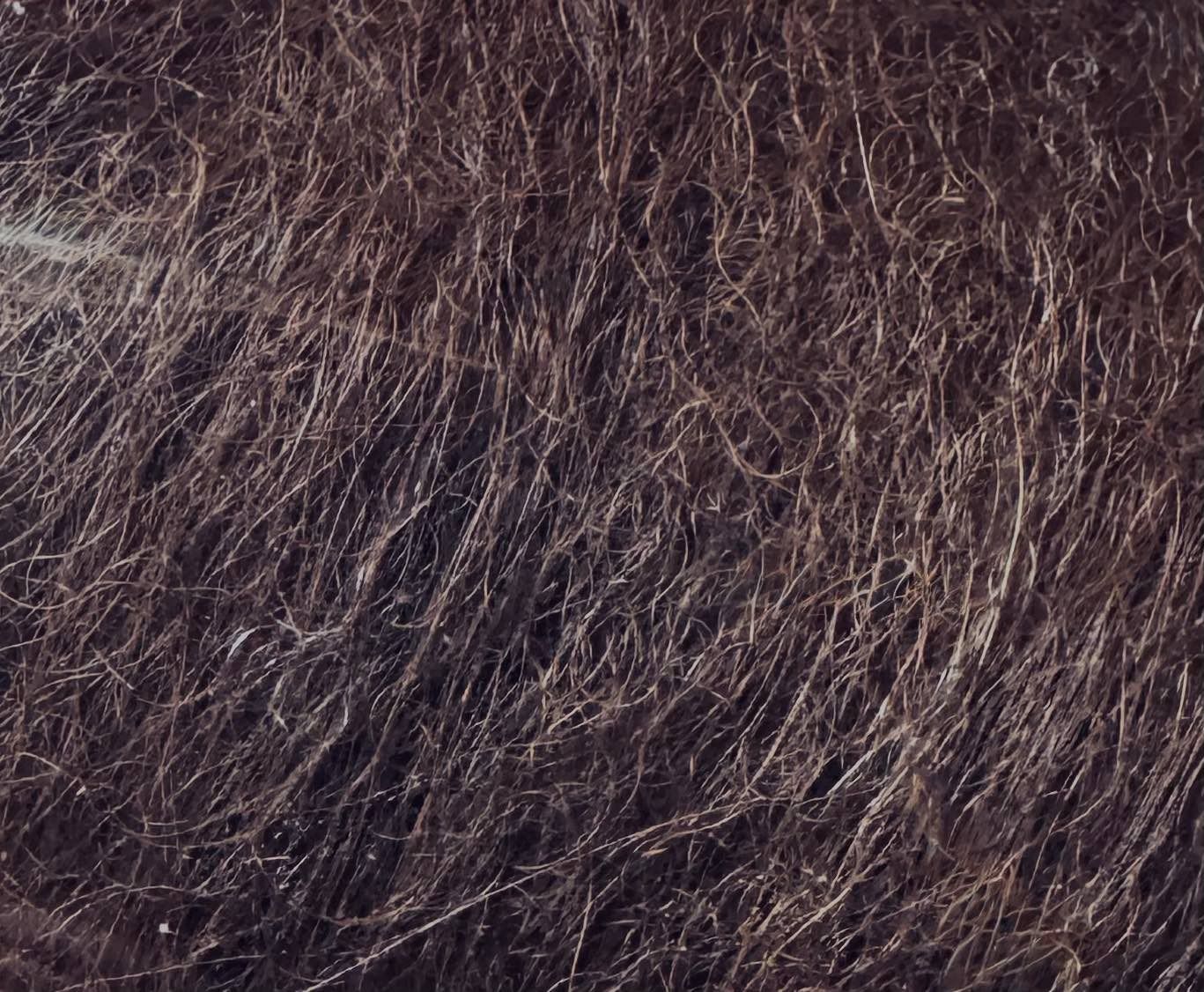 Alpaca Rovings, Amount: 10oz, Color: Dark Brown