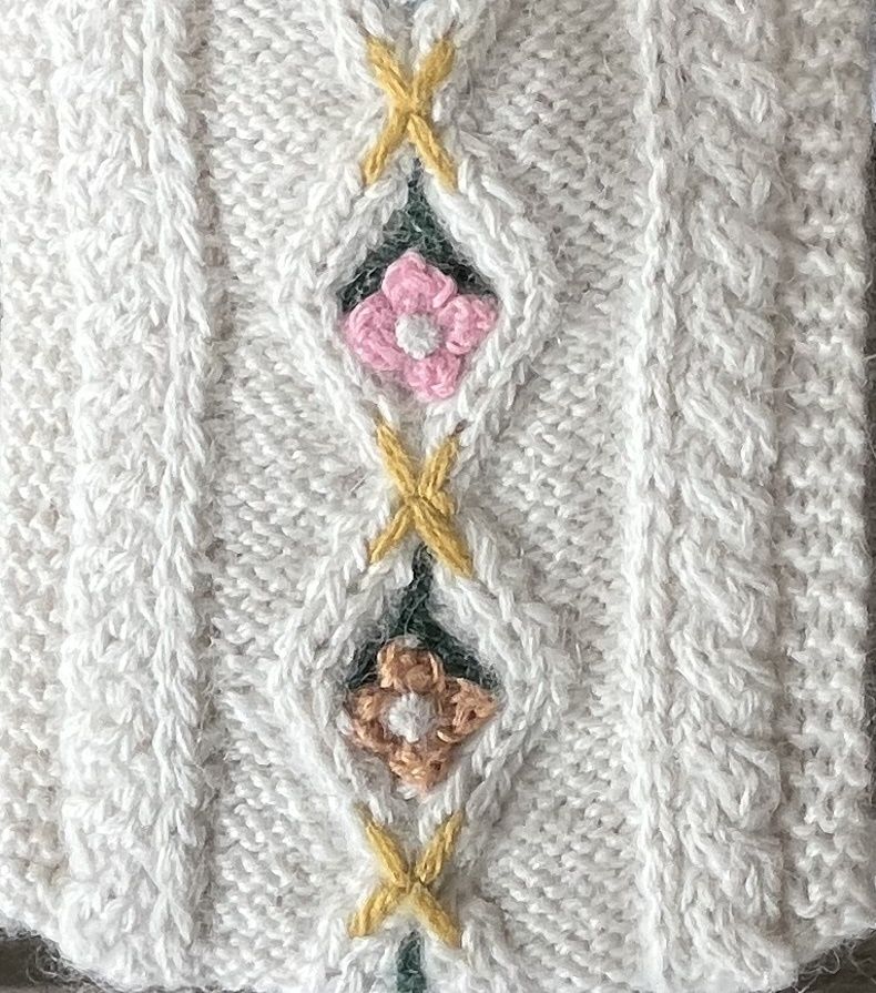 Artesania Printed Headbands, Color: Ivory