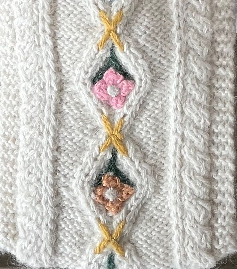 Artesania Printed Headbands, Color: Ivory