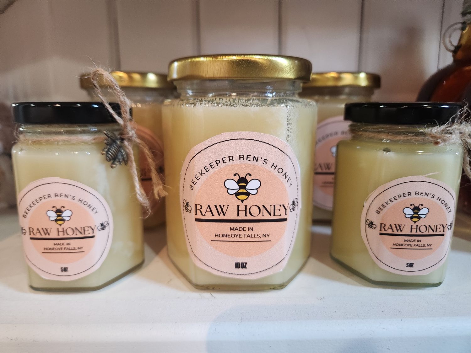 Homemade Maple Syrup &amp; Honey, Size: 5oz, Type: Homemade Honey