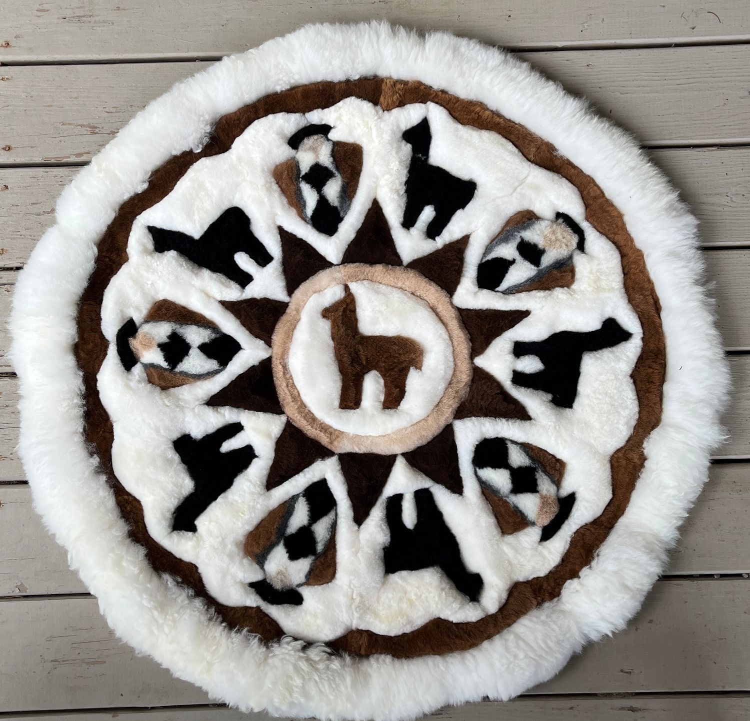 Alpaca Wall Hanging, Size: Med., style: alpaca