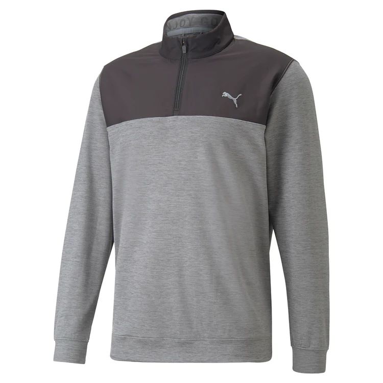 Puma Men&#39;s Cloudspun Colorblock 1/4 Zip Pullover