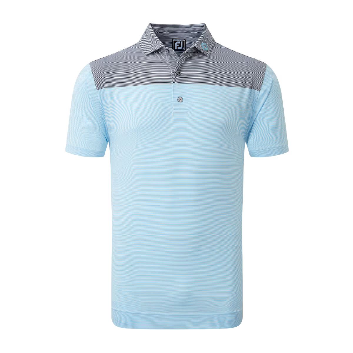 Footjoy Men&#39;s CA End-on-End Block Lisle Polo
