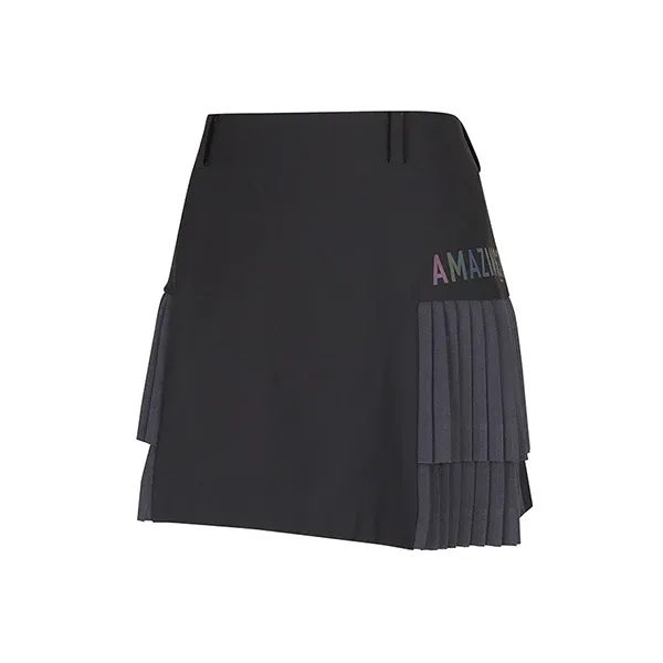 Amazingcre Women Winter Essential Pleats Skirt