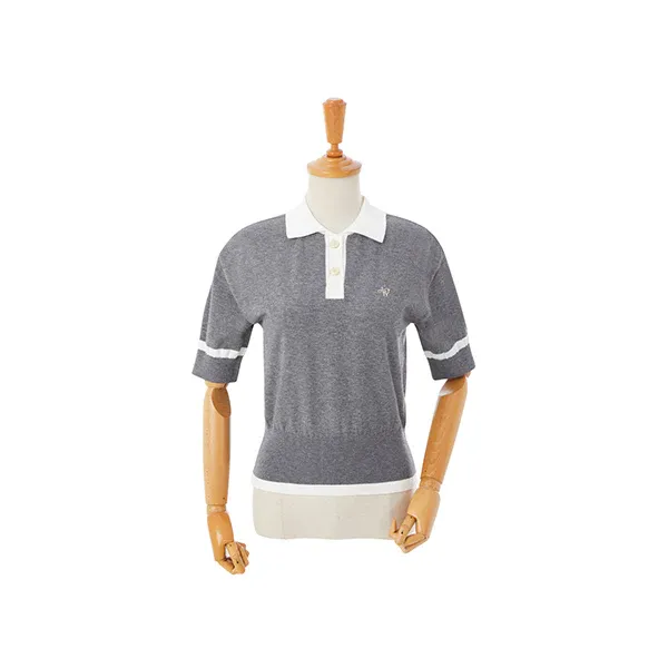AOW Blocking T-Collar Knitwear