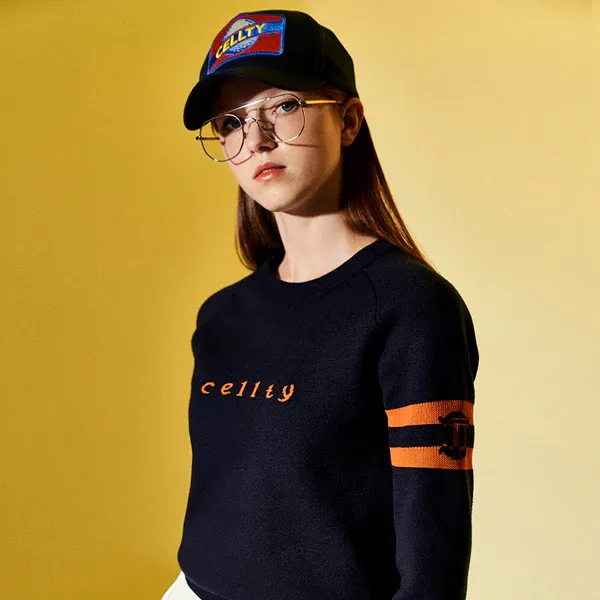 Cellty Women Signature Lettering Knit