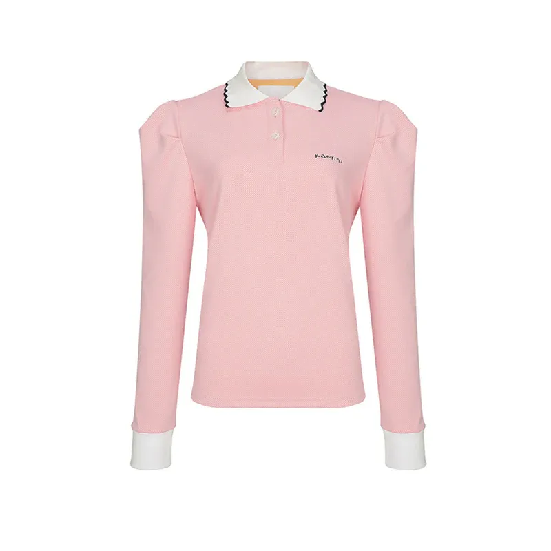 Kandini Polo Shirt with Puff sleeve
