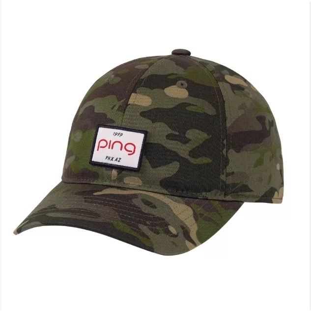 Ping Ladies Cap (&#39;22), Size: GREEN CAMO