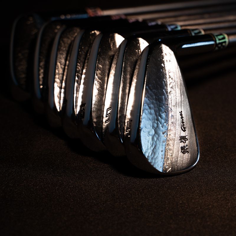 ITOBORI IRON GINREI CHROME BLADE BLACK ACCENT