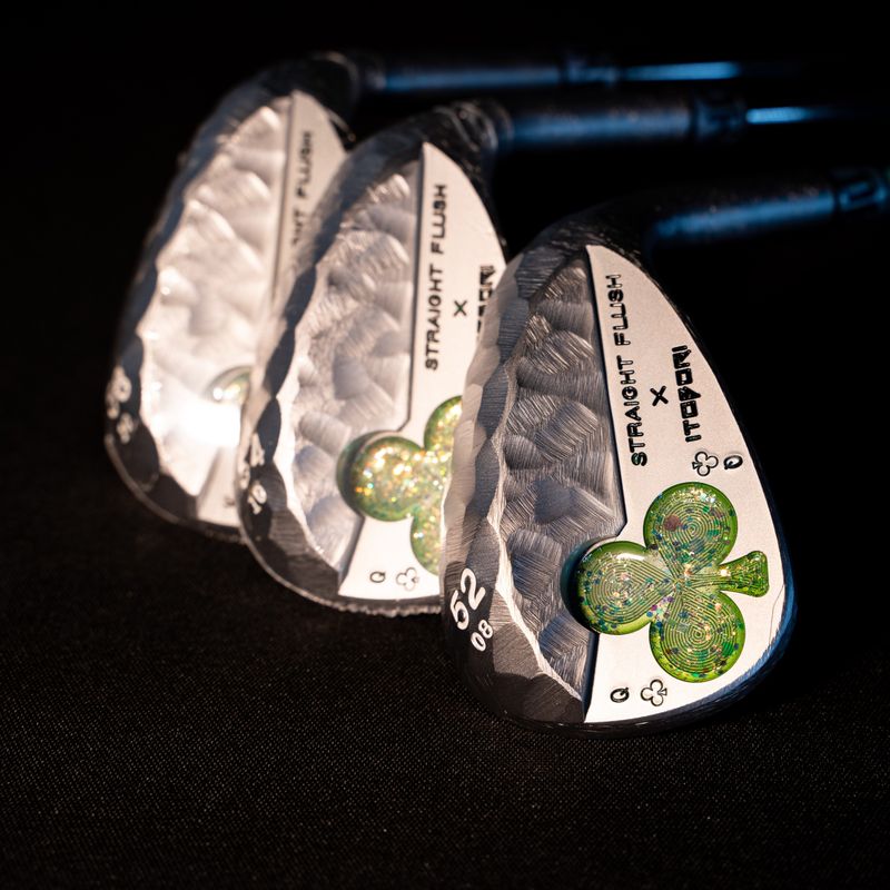 ITOBORI WEDGE TRUMP SNOW CHROME  CLOVER SPANKLE / SHAFT