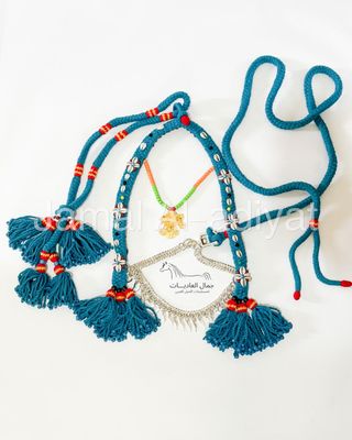 Shami Wool Halter headband with tassel