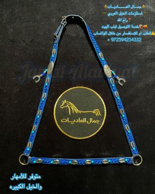 Arabian ​Show Halter for Foals -Royal Blue — Under 1 Year