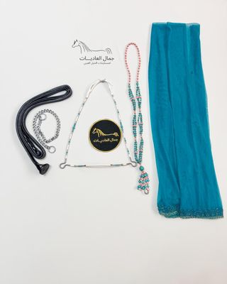 Arabian Horse Photo Session Set – Halter , Lead Rope, Chain ,Necklace and Scarf