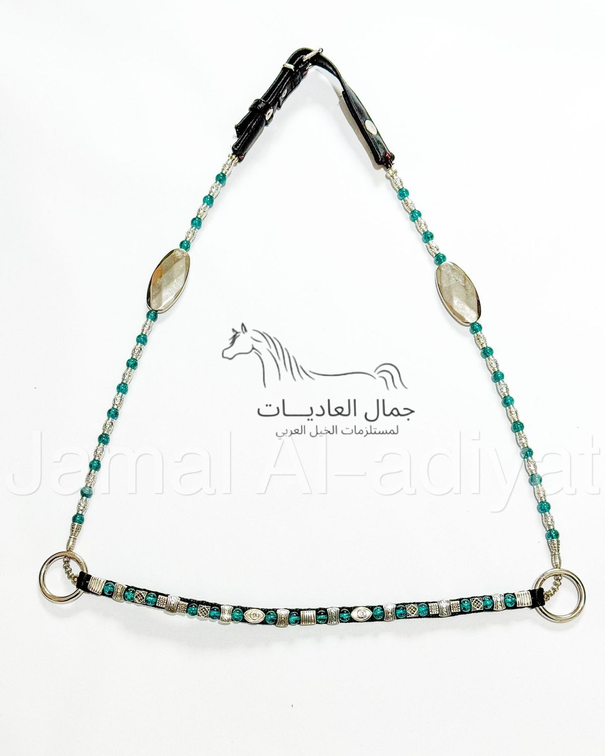 Crystal And Silver Arabian Show Halter