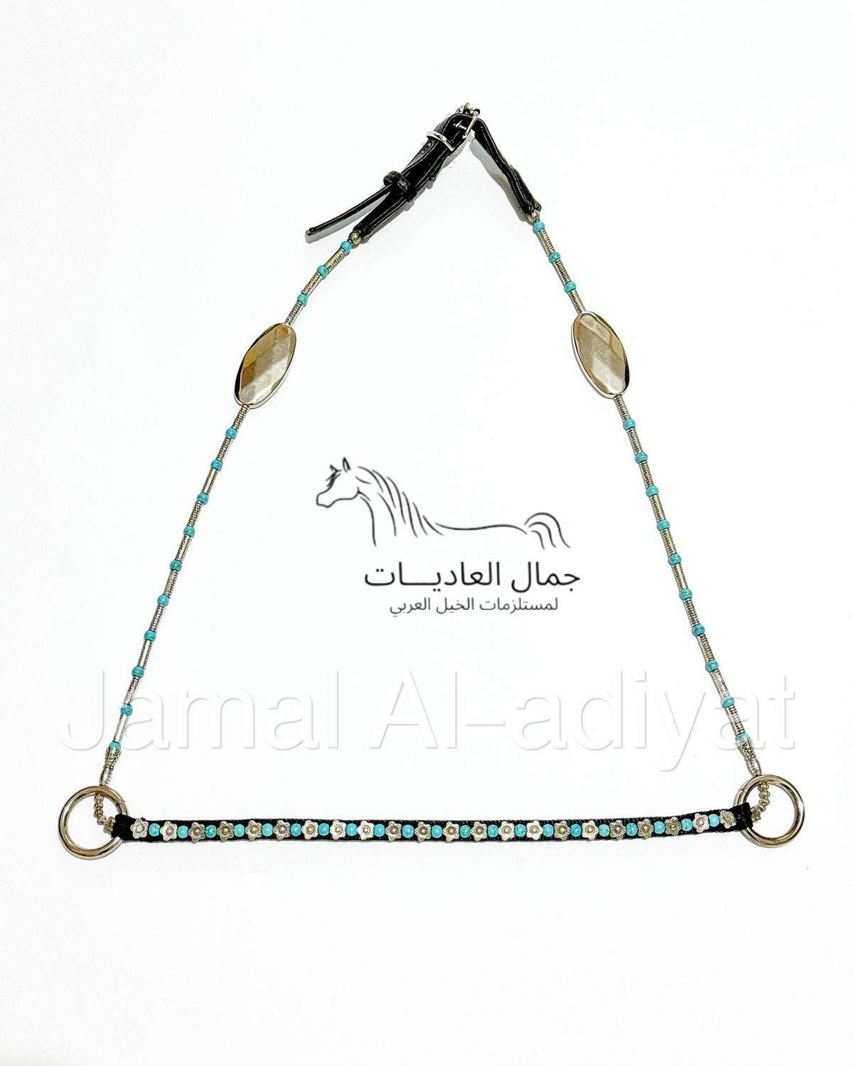 Crystal And Silver Arabian Show Halter