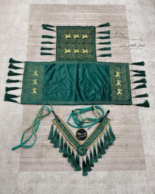 Embroidered Royal Set /Green Embroidered with Gold