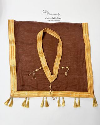 Necklace &amp; Scarf / Brown With Gold