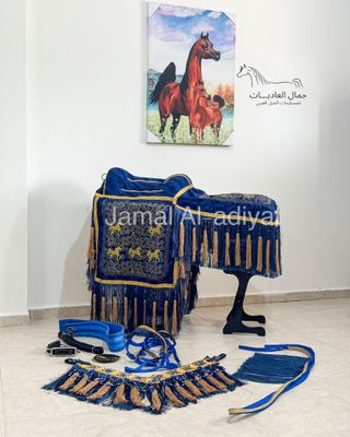 ِArabian Saddle With Long Tassel /Dark Blue