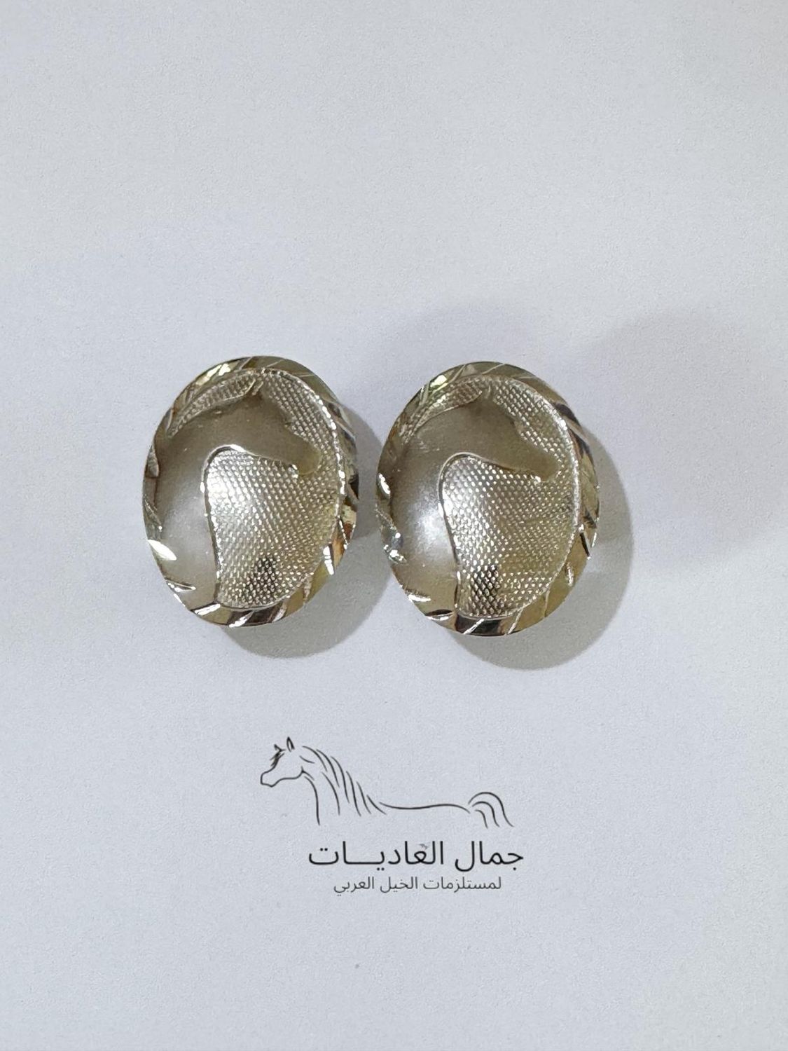 Arabian Horse Head Conchos / Silver . S