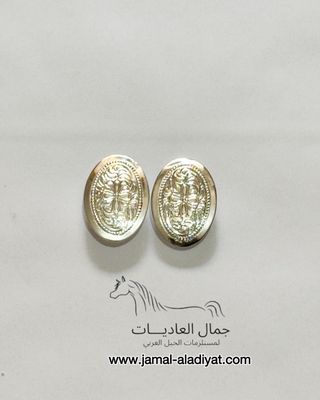Arabian Horse Head Conchos / Silver